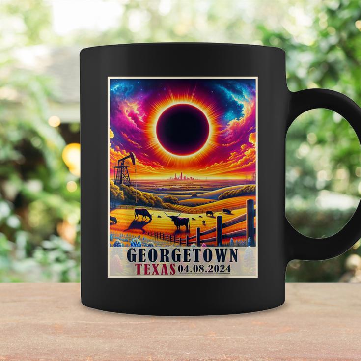 Georgetown Texas Total Solar Eclipse 2024 Totatily Vintage Coffee Mug Gifts ideas