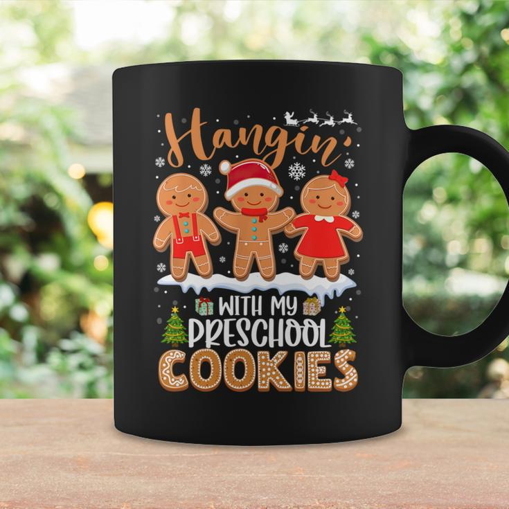 Gingerbreads Hangin' With My Preschool Cookies Teacher Xmas Coffee Mug Gifts ideas