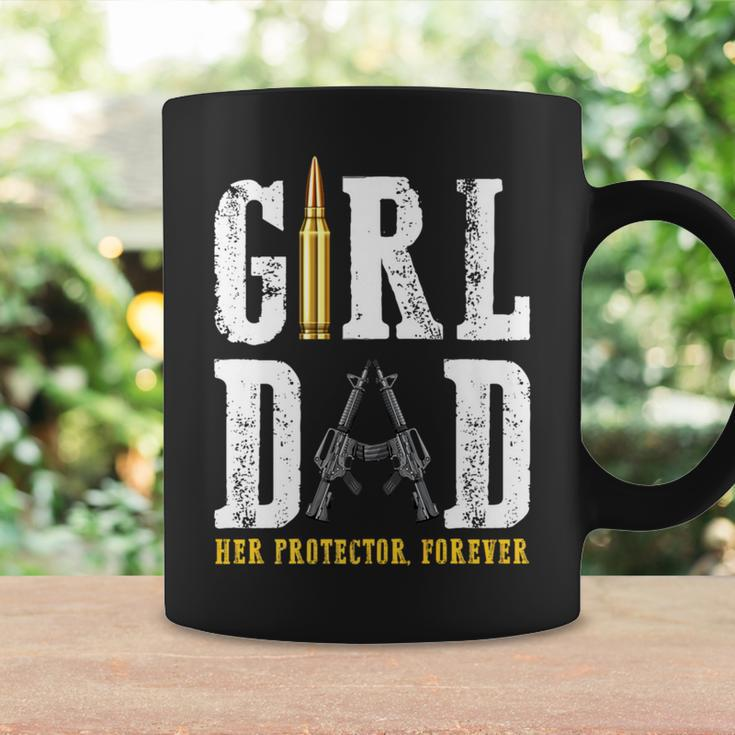 Girl Dad Her Protector Forever Father Of Girls Coffee Mug Gifts ideas