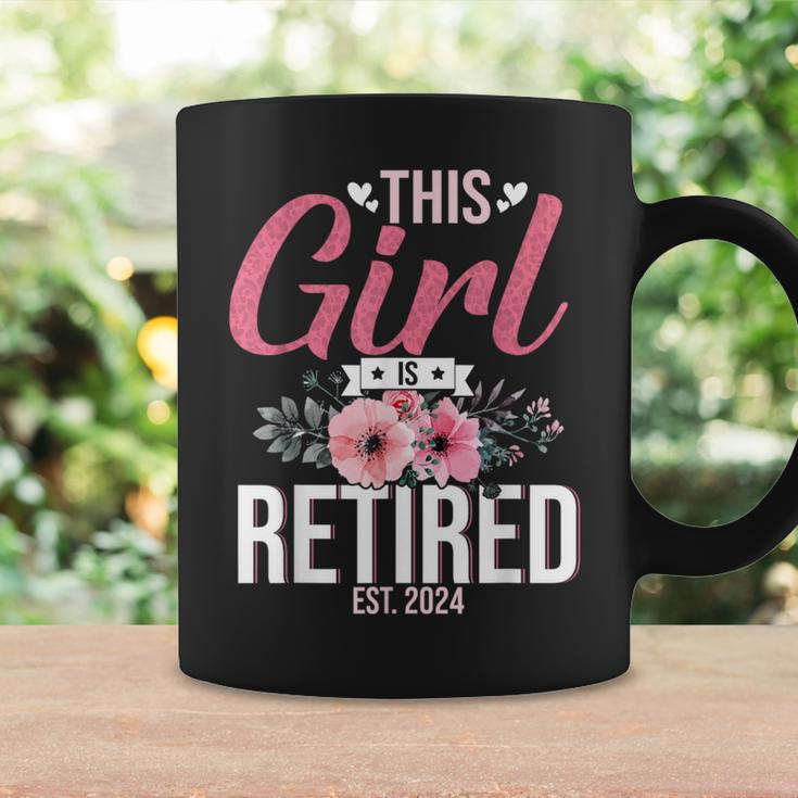 This Girl Is Retired Est 2024 Mom Women Coffee Mug Gifts ideas
