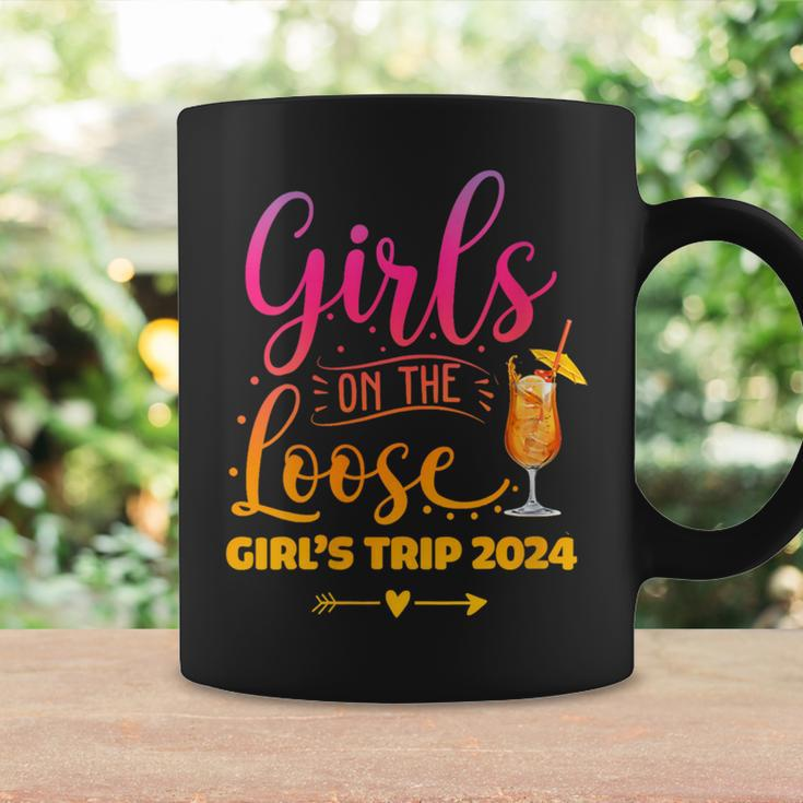 Girls On The Loose Tie Dye Girls Weekend Trip 2024 Coffee Mug Gifts ideas