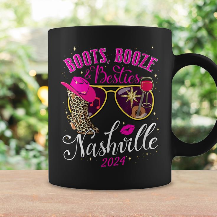 Girls Weekend Girls Trip 2024 Nashville Boots Booze Besties Coffee Mug Gifts ideas