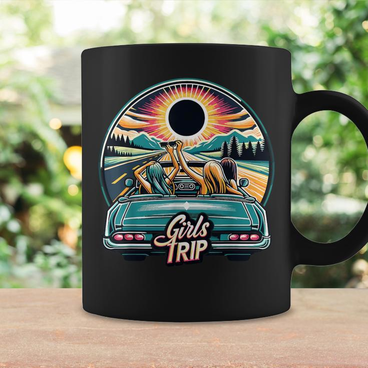 Girls Trip 2024 Total Solar Eclipse 2024 Women Coffee Mug Gifts ideas