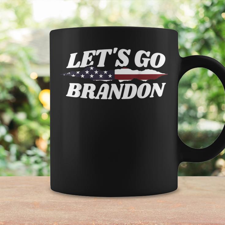 Lets Go Brandon Us Flag Men Women Vintage Coffee Mug Gifts ideas