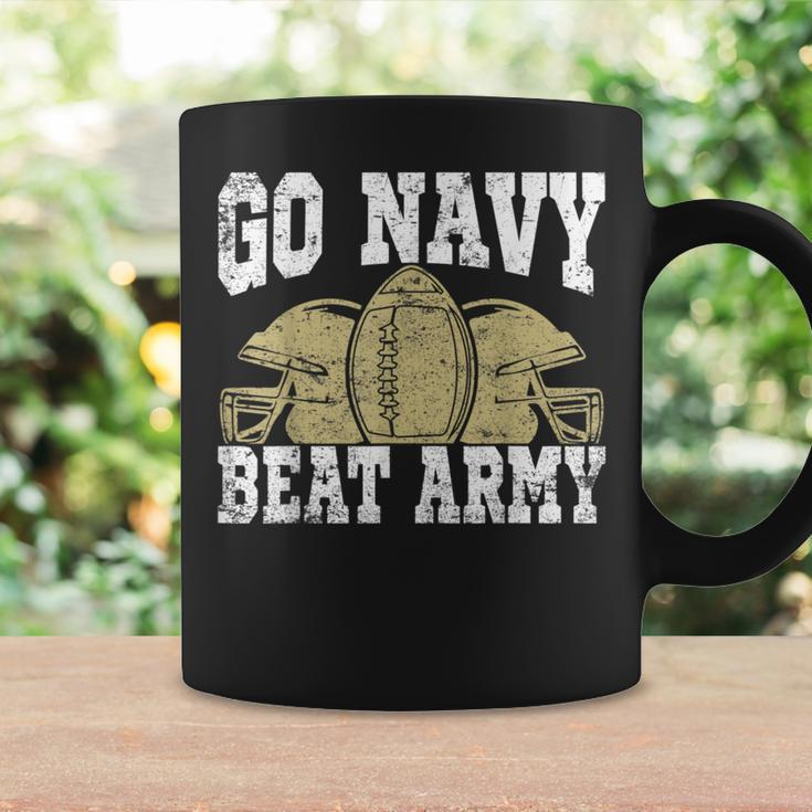 Go Navy Beat Army America's Football Game Day Helmet Coffee Mug Gifts ideas