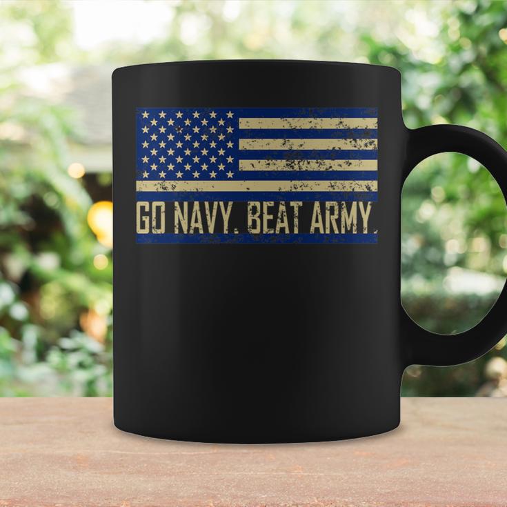 Go Navy Beat Army Flag America's Game Sports Football Fan Coffee Mug ...