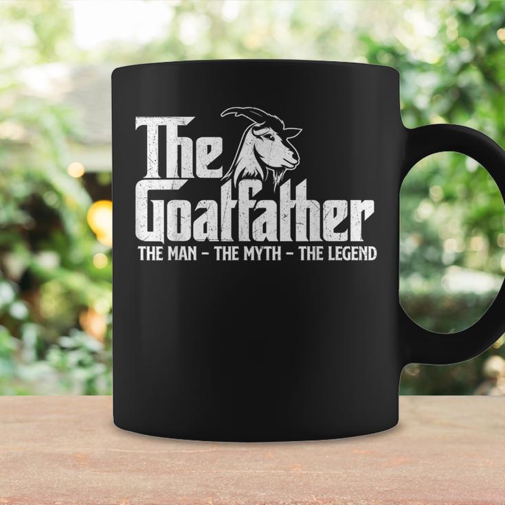 The Goatfather Goat Owner Animal Farmer Rancher Farming Coffee Mug Gifts ideas