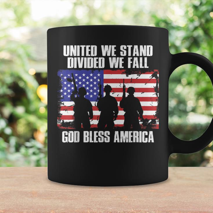 God Bless America United We Stand Divided We Fall Coffee Mug Gifts ideas