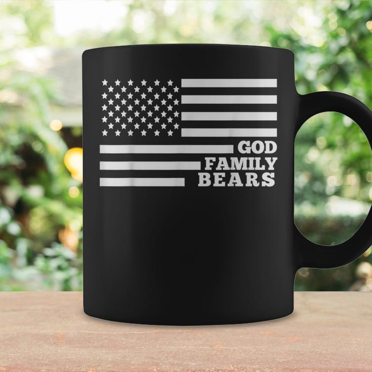 God Family Chicago Football Lover Usa Flag Bears Dad Coffee Mug Gifts ideas
