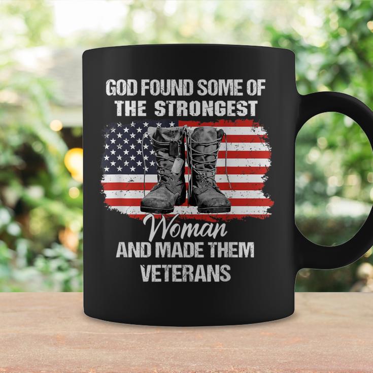 God Found Some Of The Strongest Women And Made Them Veterans Coffee Mug Gifts ideas