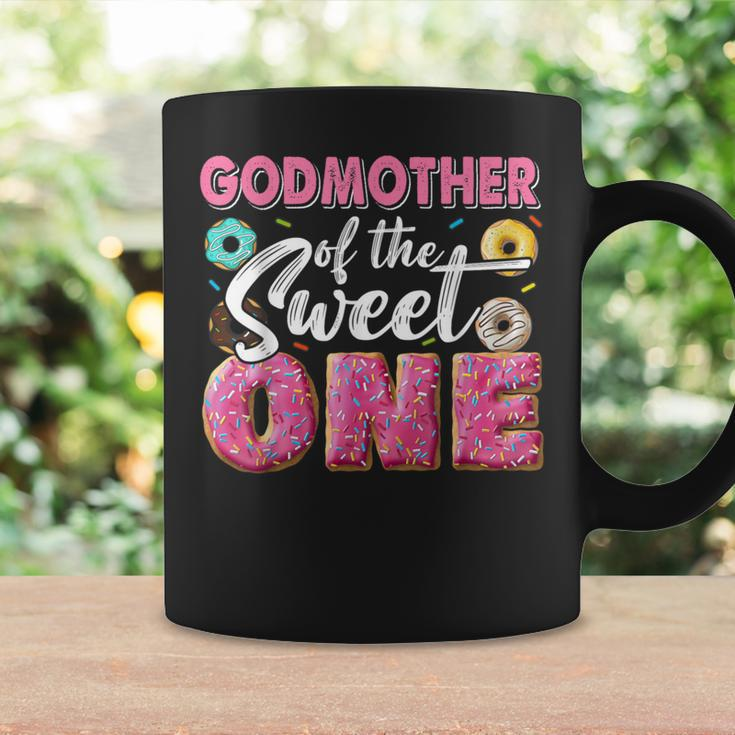 Godmother Of Sweet One 1St Bday Party Matching Family Donut Coffee Mug Gifts ideas