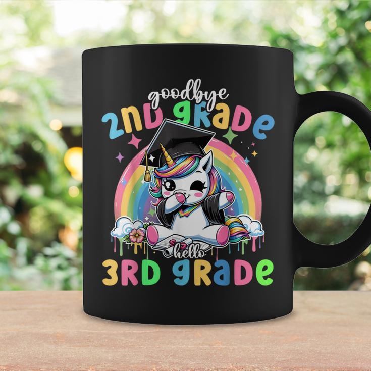 Goodbye 2Nd Second Grade Unicorn Hello 3Rd Grade Cap Gown Coffee Mug Gifts ideas