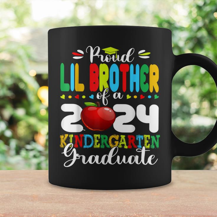 Graduation Proud Lil Brother Of A 2024 Kindergarten Graduate Coffee Mug Gifts ideas