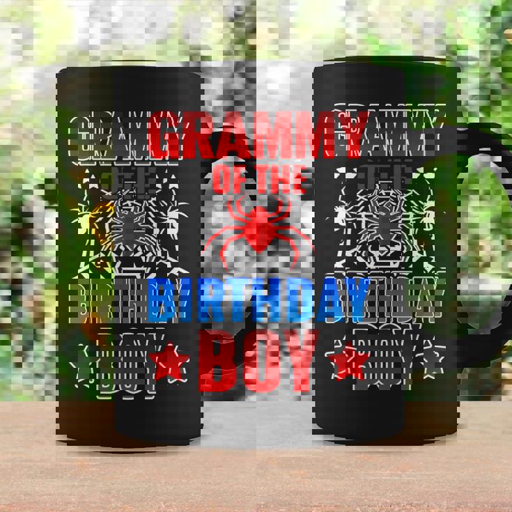 Grammy Of The Birthday Boy Costume Spider Web Party Grandma Coffee Mug Gifts ideas