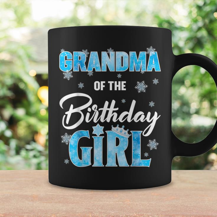 Grandma Of The Birthday Girl Family Snowflakes Winter Party Coffee Mug Gifts ideas
