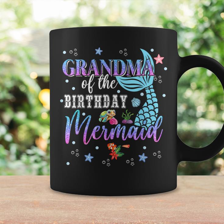 Grandma Of The Birthday Mermaid Matching Family Party Coffee Mug Gifts ideas