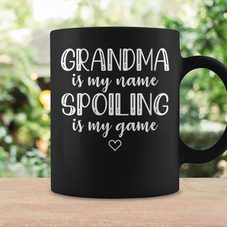 Grandma Is My Name Spoiling Is My Game Coffee Mug Gifts ideas