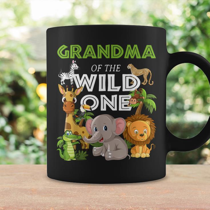 Grandma Of The Wild One Zoo Birthday Safari Jungle Animal Coffee Mug Gifts ideas