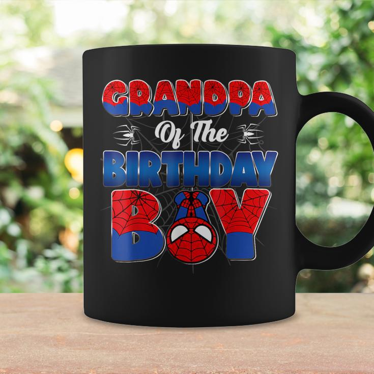 Grandpa Of The Birthday Boy Spider Family Matching Coffee Mug Gifts ideas