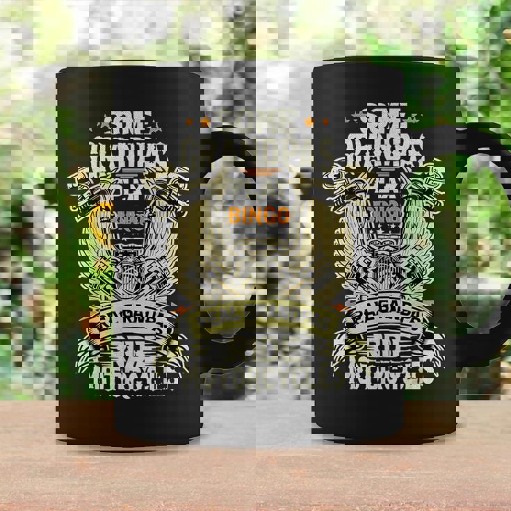 Some Grandpas Play Bingo Real Grandpas Ride Motorcycles Mens Coffee Mug Gifts ideas