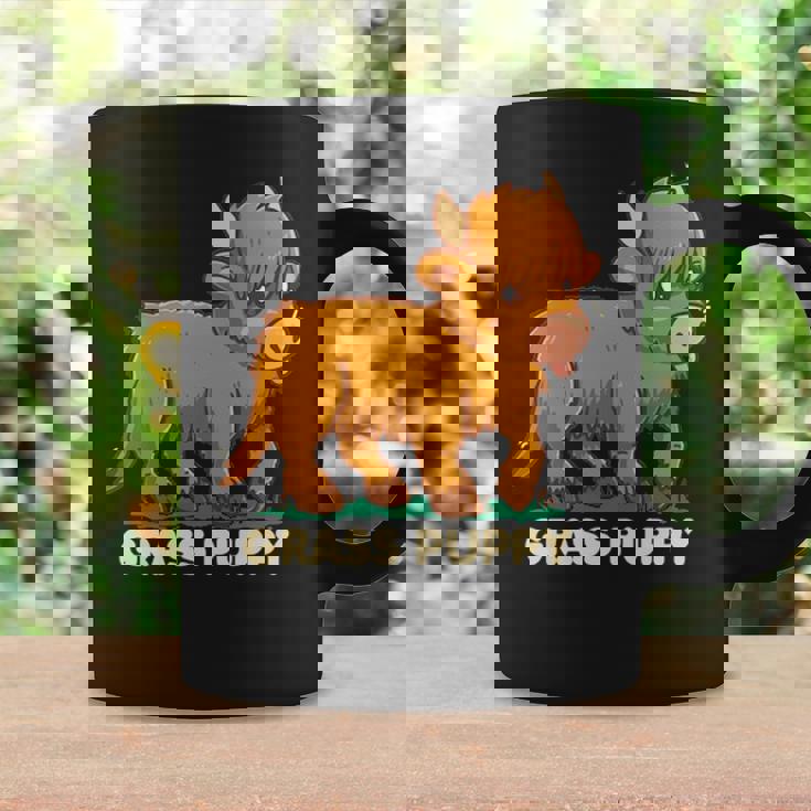 Grass Puppy Alternative Animal Name Scottish Highland Cow Coffee Mug Gifts ideas