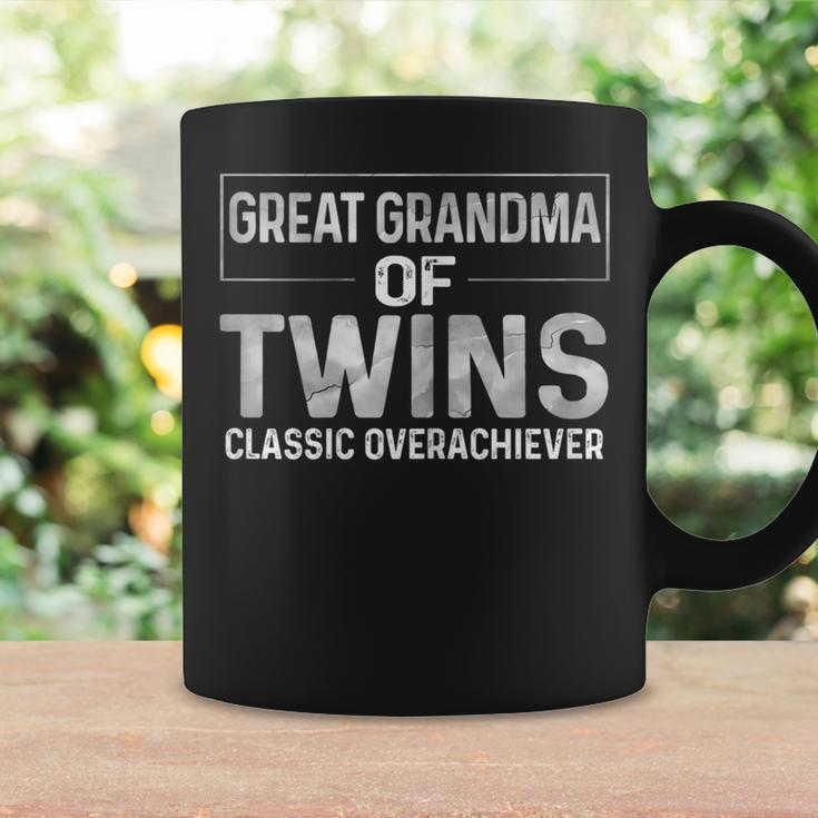 Great Grandma Of Twins Classic Overachiever Cute Grandma Coffee Mug Gifts ideas
