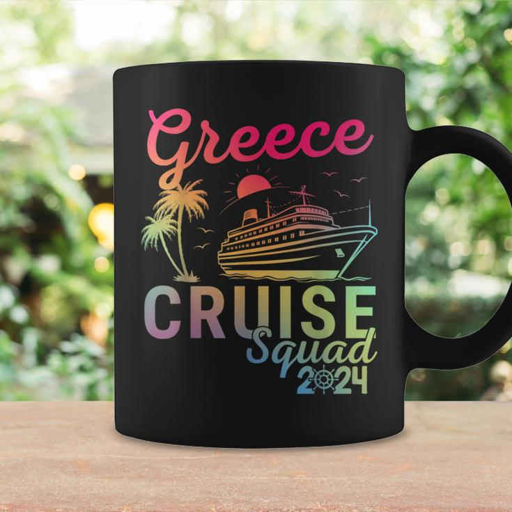 Greece Cruise Family 2024 Squad Vacation Matching Family Coffee Mug Gifts ideas