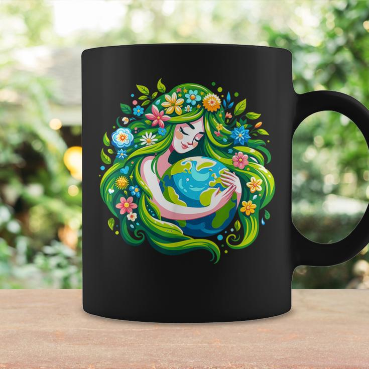 Green Goddess Earth Day Save Our Planet Girl Kid Coffee Mug Gifts ideas