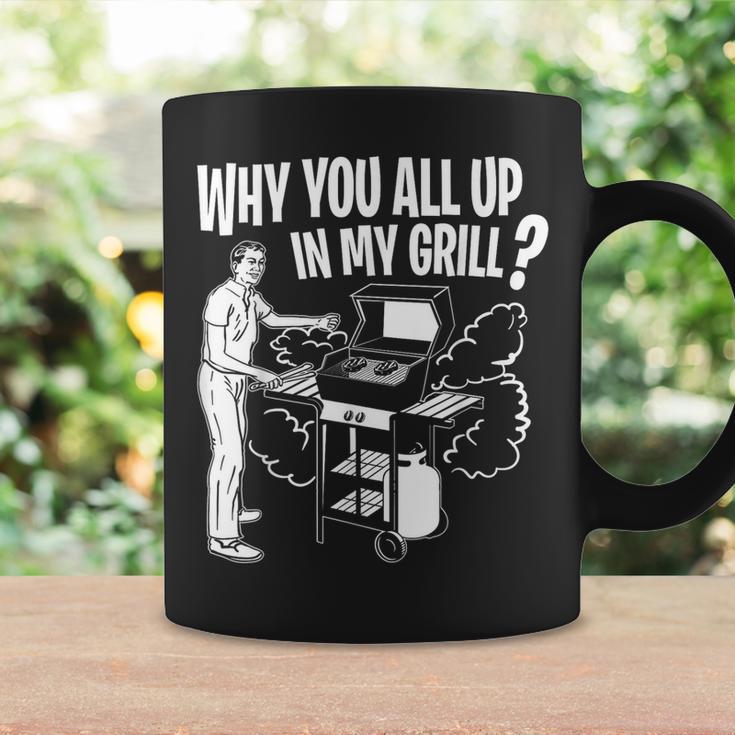 All Up In My Grill Barbecue Bbq Smoker Father's Day Coffee Mug Gifts ideas