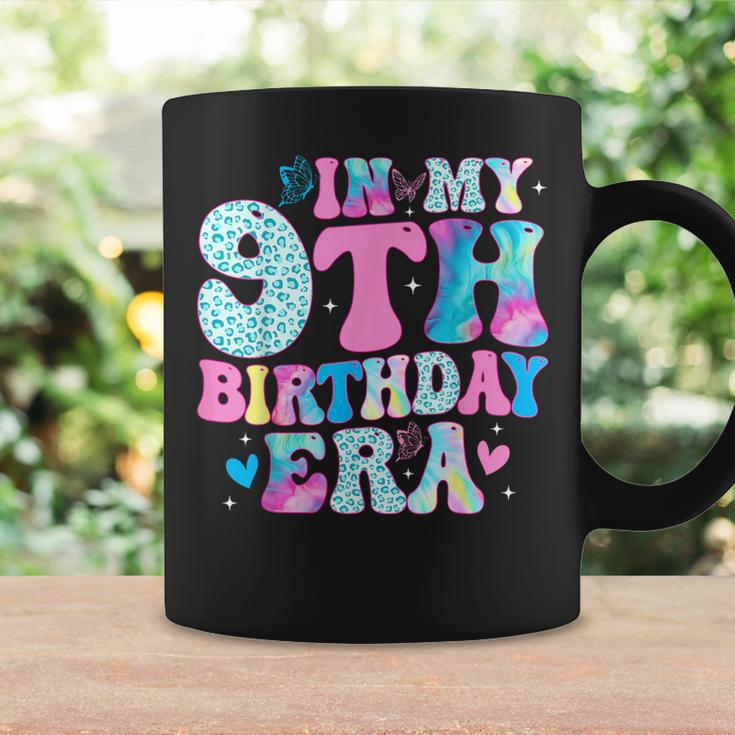 Groovy In My 9Th Birthday Era Nine 9 Years Old Birthday Coffee Mug Gifts ideas