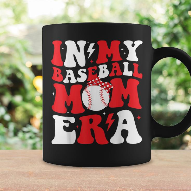 Groovy In My Baseball Mom Era Mother Game Day Coffee Mug Gifts ideas