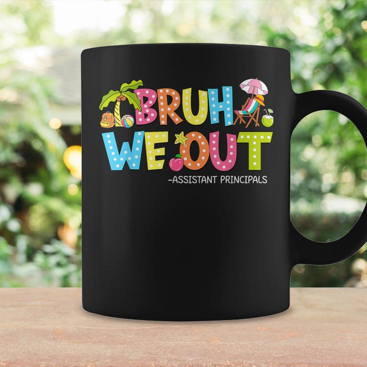Groovy Bruh We Out Assistant Principals Last Day Of School Coffee Mug Gifts ideas