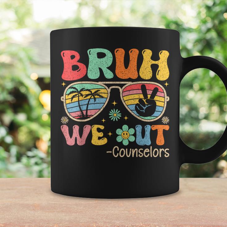 Groovy Bruh We Out Counselors Last Day Of School Coffee Mug Gifts ideas