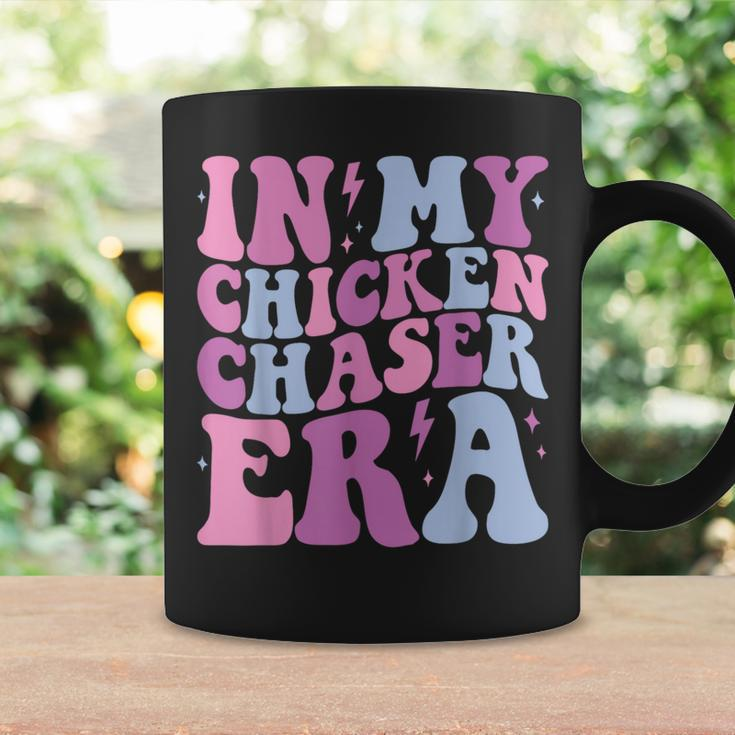 Groovy In My Chicken Chaser Era Chicken Chaser Retro Coffee Mug Gifts ideas