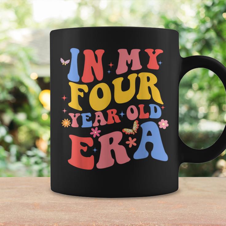 Groovy In My Four Year Old Era 4Th Birthday 4 Years Old Kid Coffee Mug Gifts ideas