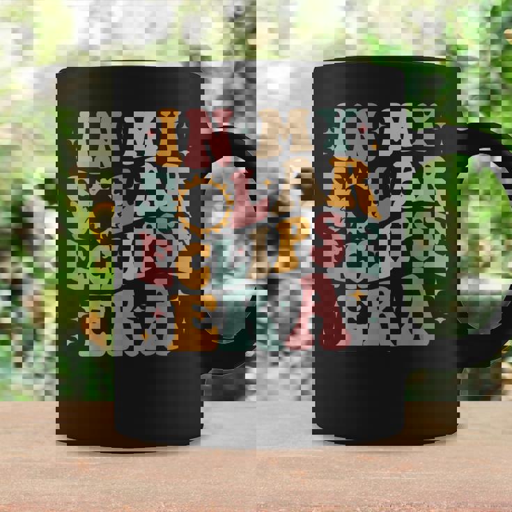 Groovy In My Solar Eclipse Era Solar Eclipse 2024 Coffee Mug Gifts ideas