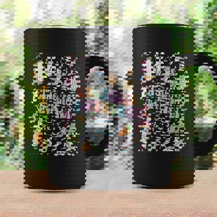 Groovy Spring Emergency Department Easter Bunny Er Nurse Coffee Mug Gifts ideas
