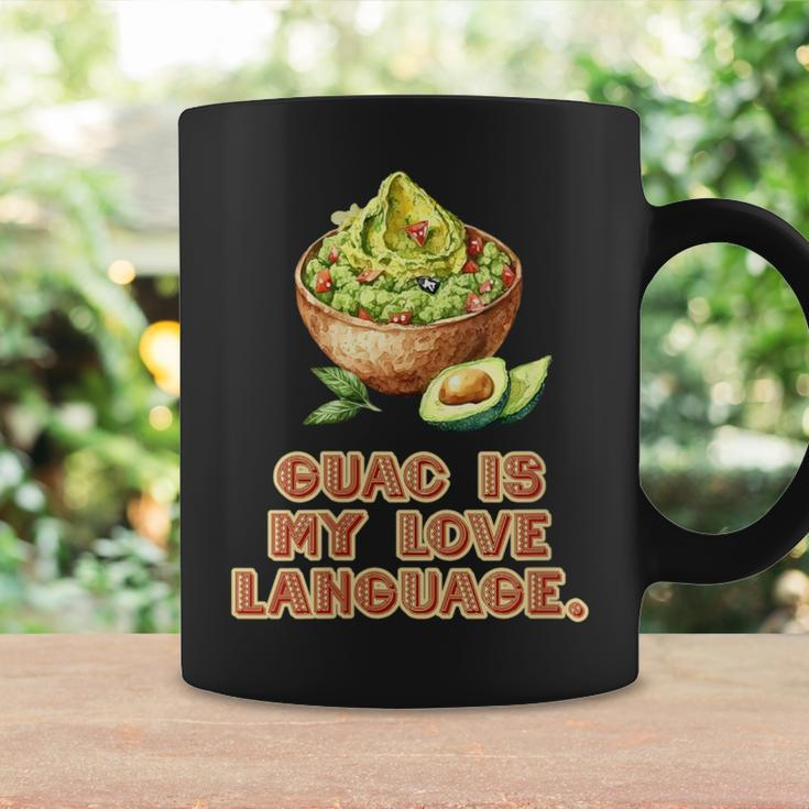 Guac Is My Love Language Mexican Fiesta Food Coffee Mug Gifts ideas