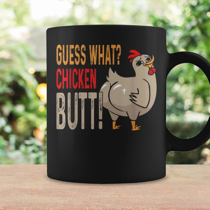 Guess What Chicken Butt Dad Siblings Friends Humor Coffee Mug Gifts ideas