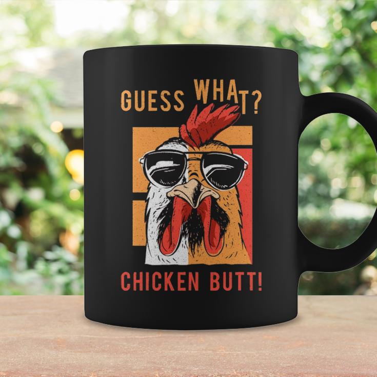Guess What Chicken Butt Dad Siblings Friends Humor Coffee Mug Gifts ideas
