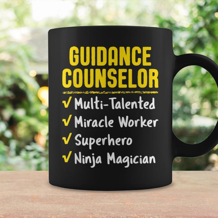 Guidance Counselor Miracle Worker Superhero Ninja Coffee Mug Gifts ideas