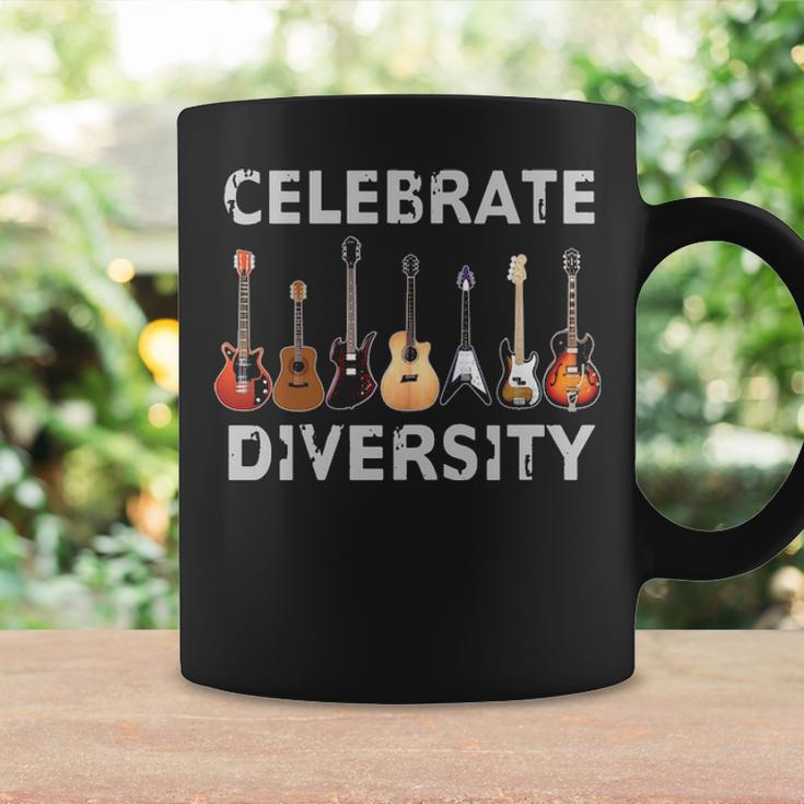 Guitar Celebrate Diversity Coffee Mug Gifts ideas