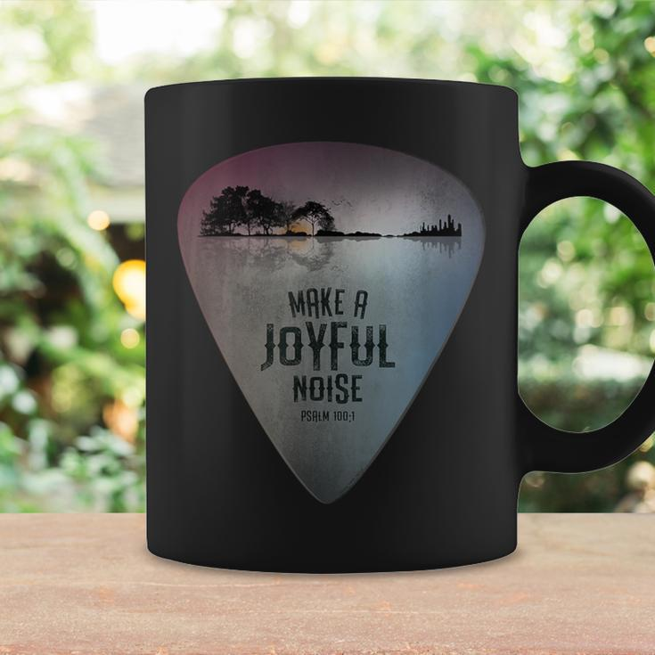 Guitar Lake Reflections Make A Joyful Noise Bible Verse Coffee Mug Gifts ideas