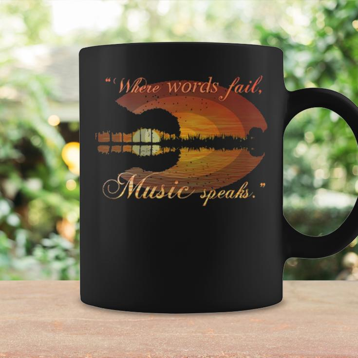 Guitar Music Speaks Coffee Mug Gifts ideas