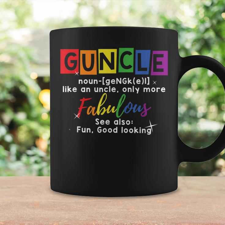 Guncle Definition Gay Pride For Gay Uncle Coffee Mug Gifts ideas