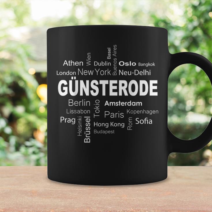 Günsterode New York Berlin Meine Hauptstadt Schwarzes Tassen, Städte Design Tee Geschenkideen