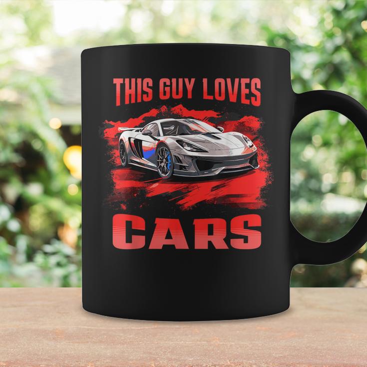 This Guy Loves Cars Supercar Sports Car Exotic Concept Boys Coffee Mug Gifts ideas