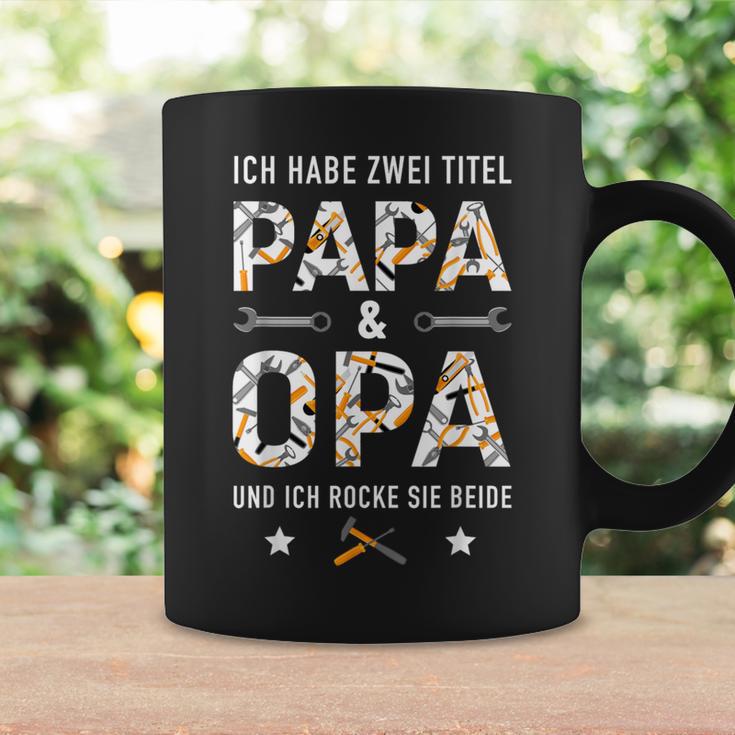 Habe Zwei Titel Papa Opa Rocke Beide Handwerkeratertag Tassen Geschenkideen