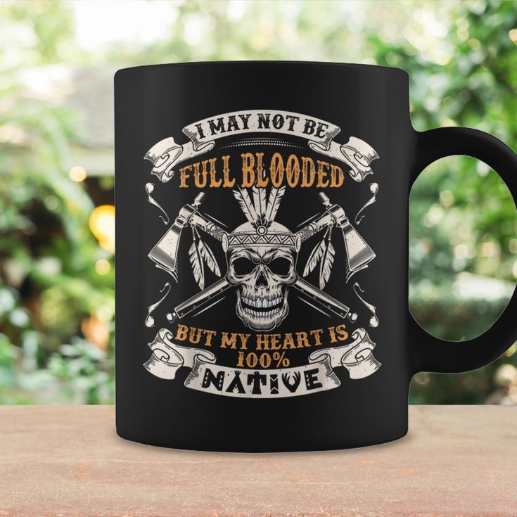 Half Native American Indigenous Pride Cherokee Heritage Coffee Mug Gifts ideas