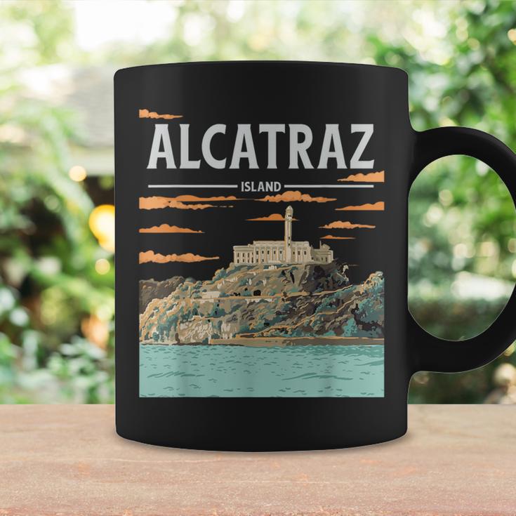 Hand-Drawn Alcatraz Tassen Geschenkideen